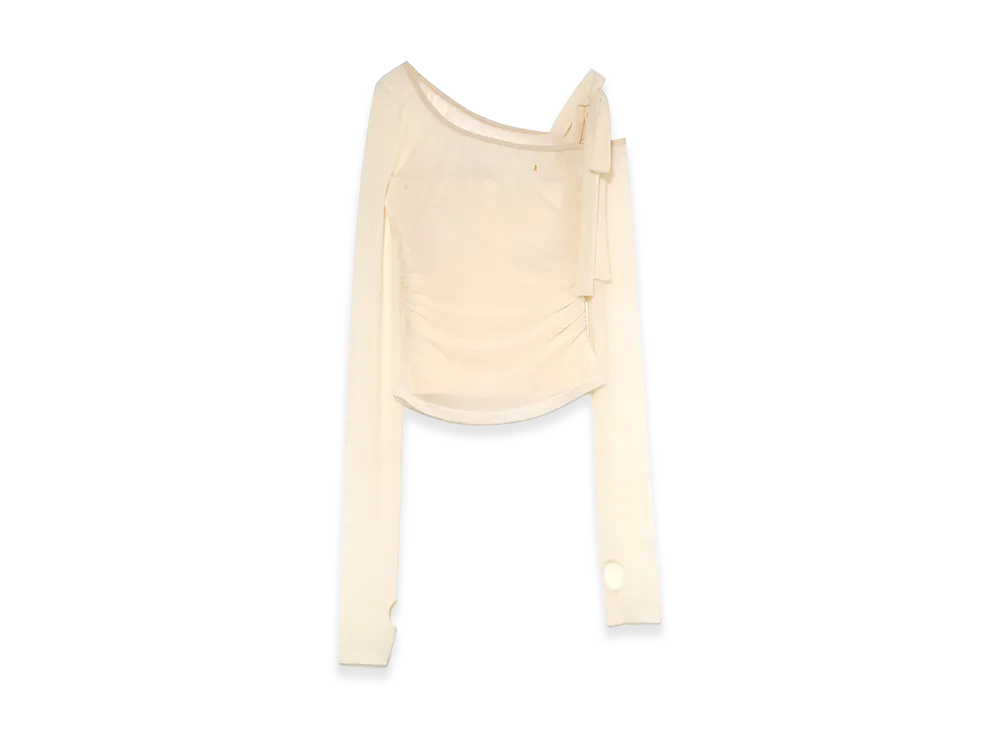 ANDMARY Women's Harper Tulle Set Tops "Ivory"