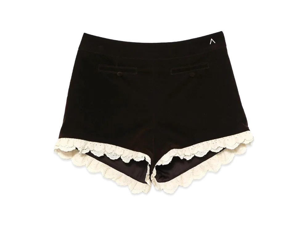 ANDMARY Women's Velour Mini Pants "Brown"