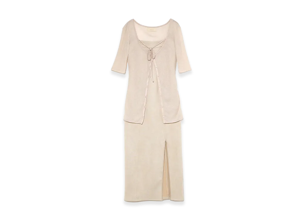 ANDMARY Women's Selena Charm Set Dress "Beige"