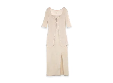 ANDMARY Women's Selena Charm Set Dress "Beige"