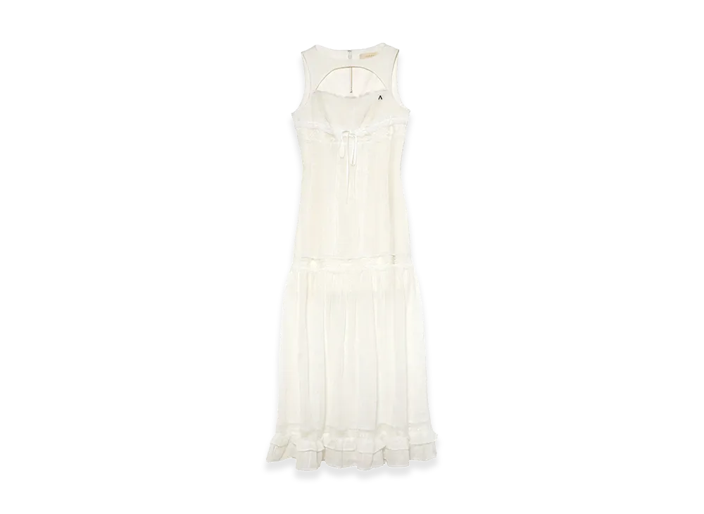 ANDMARY Women's Amelia Lace Long Dress "White"