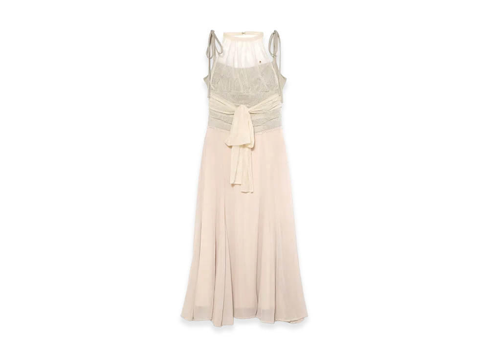 ANDMARY Women's Paula Lacey Long Dress "Beige"