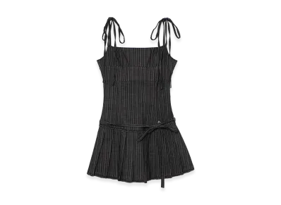 ANDMARY Women's Beckey Stripe Mini Dress "Black"