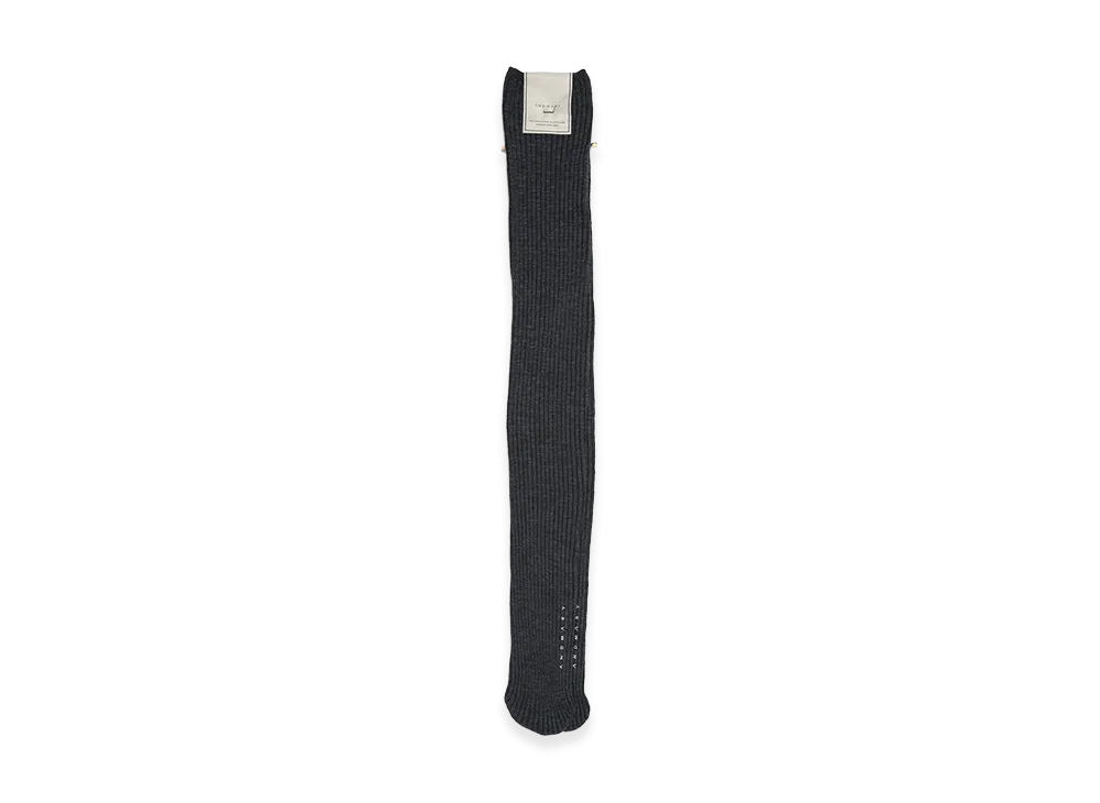 ANDMARY Women's Rib Knee High Sox "Gray"