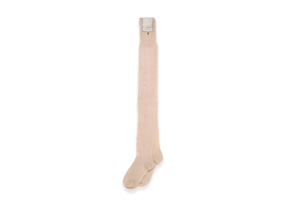 ANDMARY Women's Baby Knit Knee High Sox "Beige"