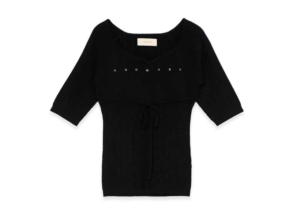 ANDMARY Women's Aria Cachecouer Tops "Black"