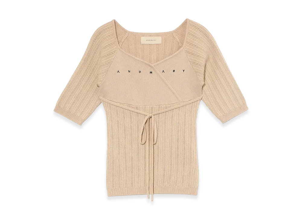 ANDMARY Women's Aria Cachecouer Tops "Beige"