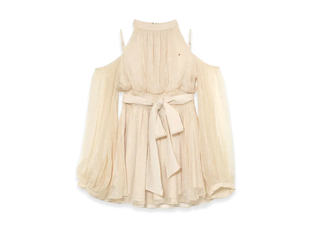 ANDMARY Women's Fairy Chiffon Mini Dress "Ivory"