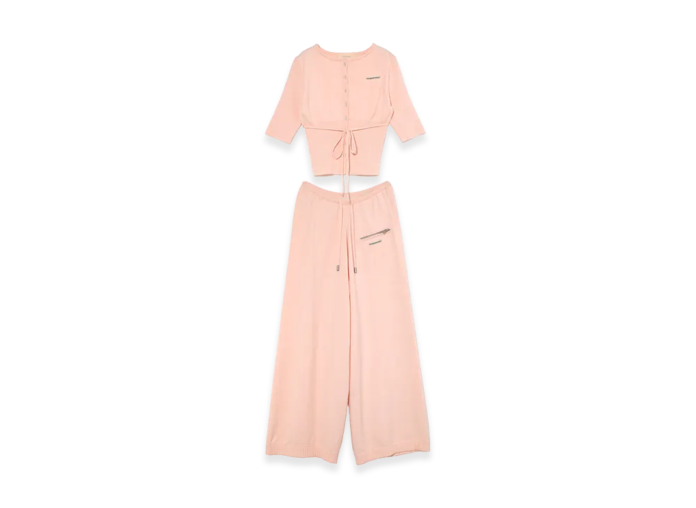 ANDMARY Women's Candice Pants Set Up "Baby Pink"