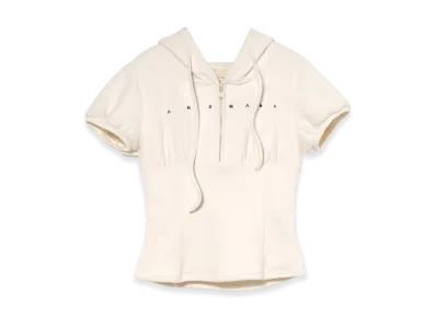 ANDMARY Women's Willow Heart Charm Tops "Ivory"