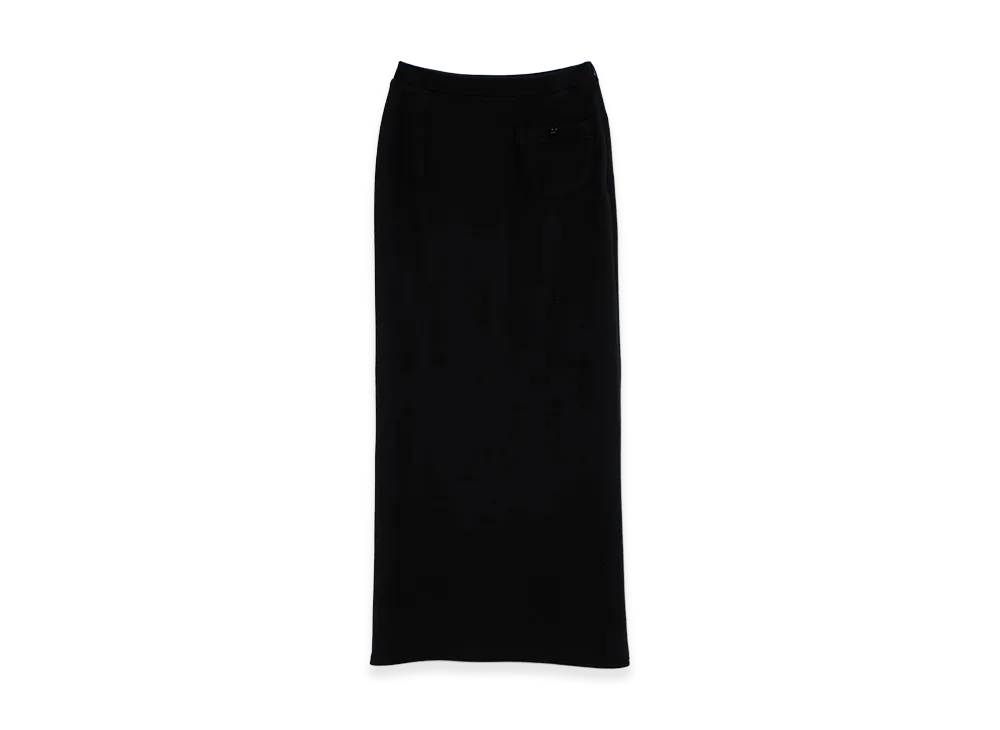 ANDMARY Women's Willow Heart Button Long Skirt "Black"