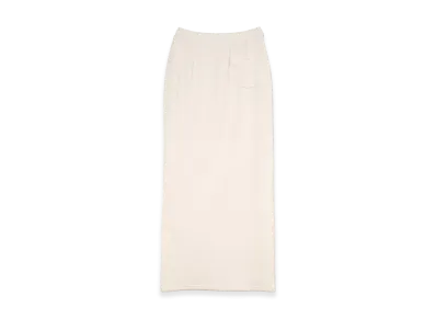 ANDMARY Women's Willow Heart Button Long Skirt "Ivory"