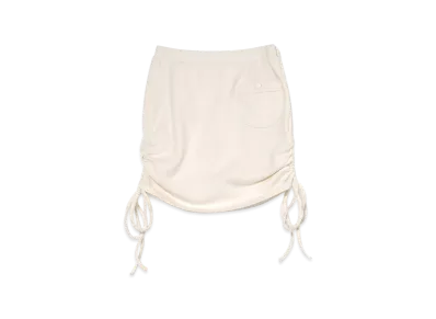 ANDMARY Women's Willow Heart Button Mini Skirt "Ivory"