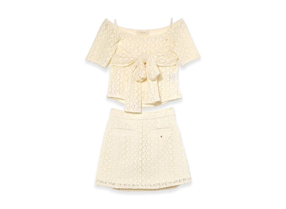 ANDMARY Women's Bouquet Lace Set Up "Ivory"