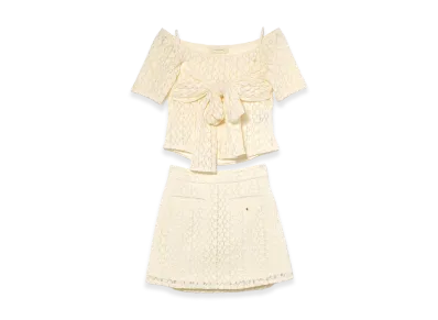 ANDMARY Women's Bouquet Lace Set Up "Ivory"