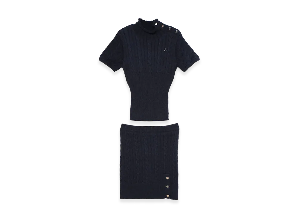 ANDMARY Women's Lora Knit Set Up "Navy"