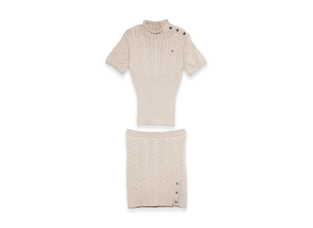 ANDMARY Women's Lora Knit Set Up "Beige"
