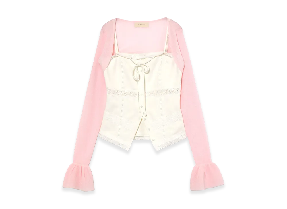 ANDMARY Women's Kiki Lace Cardigan Set Tops 