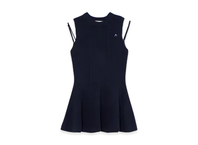 ANDMARY Women's Adel Peplum Knit Tops "Navy"