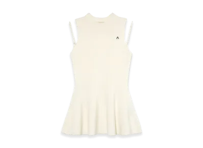 ANDMARY Women's Adel Peplum Knit Tops "Ivory"