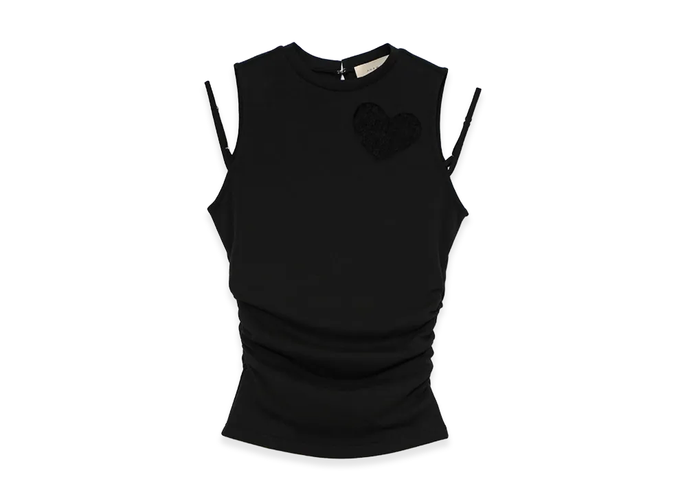 ANDMARY Women's Nini Lace Tank "Black"