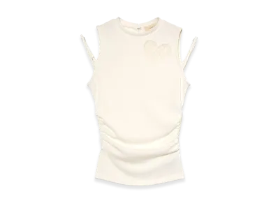 ANDMARY Women's Nini Lace Tank "White"
