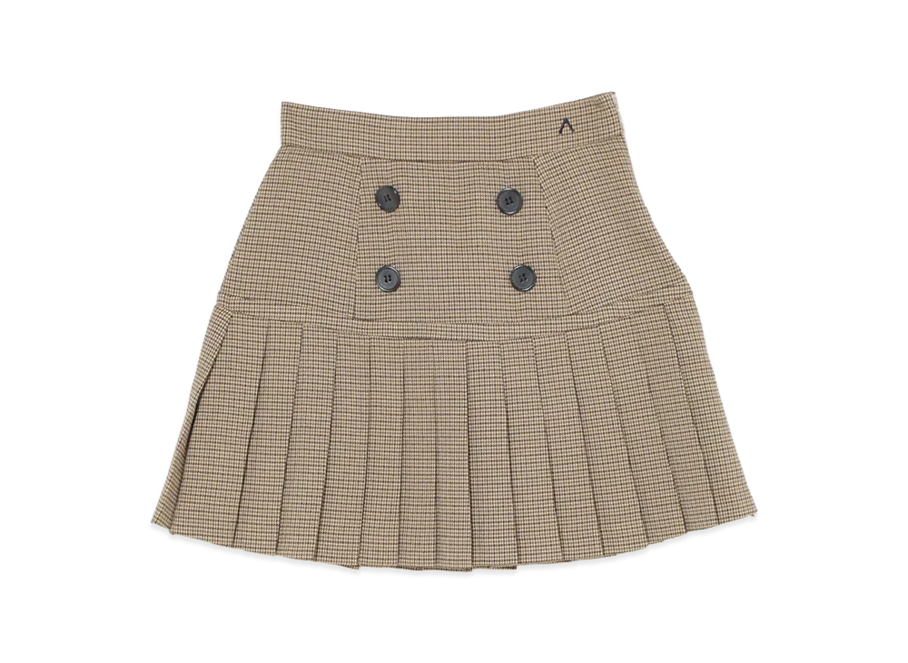 ANDMARY Women's Mabel Pleats Skirt "Brown"