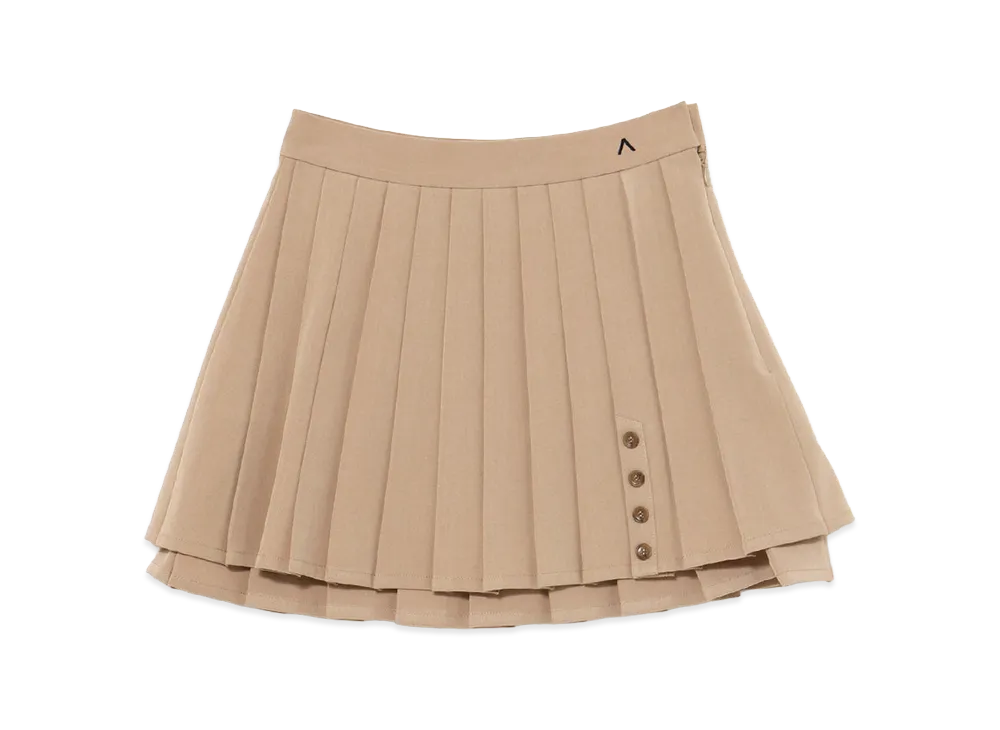 ANDMARY Women's Dida Pleats Flare Skirt "Beige"