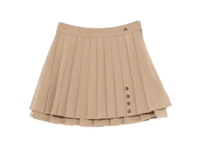 ANDMARY Women's Dida Pleats Flare Skirt "Beige"