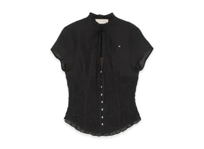 ANDMARY Women's Rojita Frill Blouse "Black"