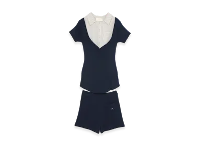 ANDMARY Women's Mimi Girls Shirt Set Up "Navy"