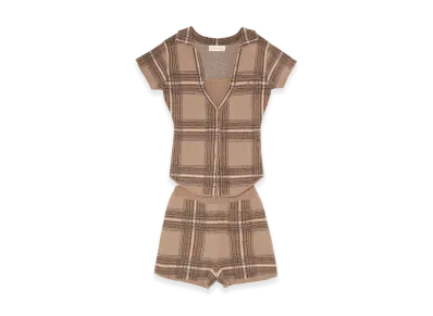 ANDMARY Women's Ange Check Set Up "Check"