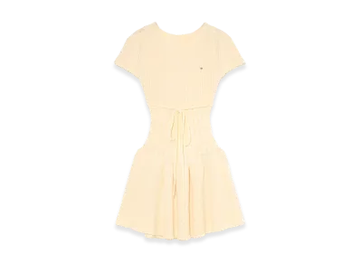 ANDMARY Women's Luna Flare Mini Dress "Ivory"