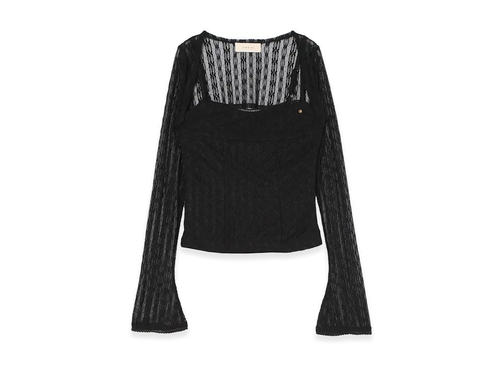 ANDMARY Women's Bella Lace Tops Set "Black"