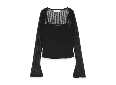 ANDMARY Women's Bella Lace Tops Set "Black"