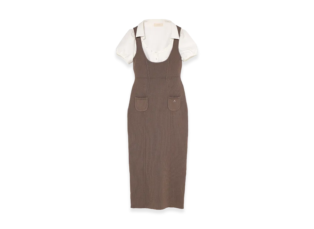 ANDMARY Women's Zoe Shirt Set Long Dress "White"