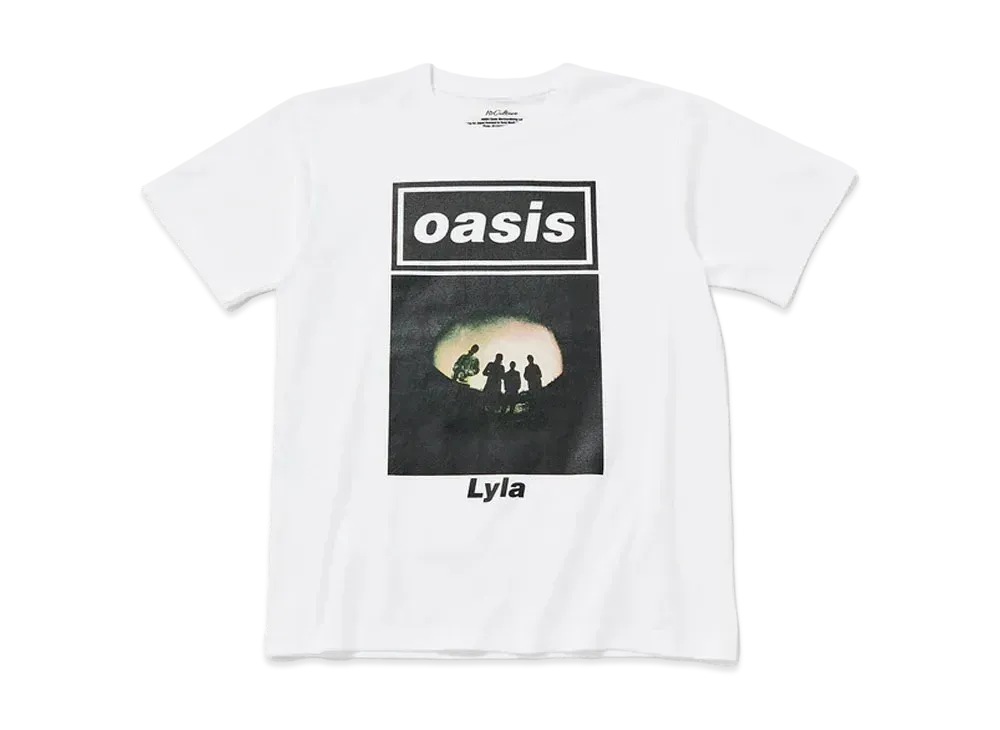 ADAM ET ROPE x Oasis 10Culture 30th Anniversary TSH "White"