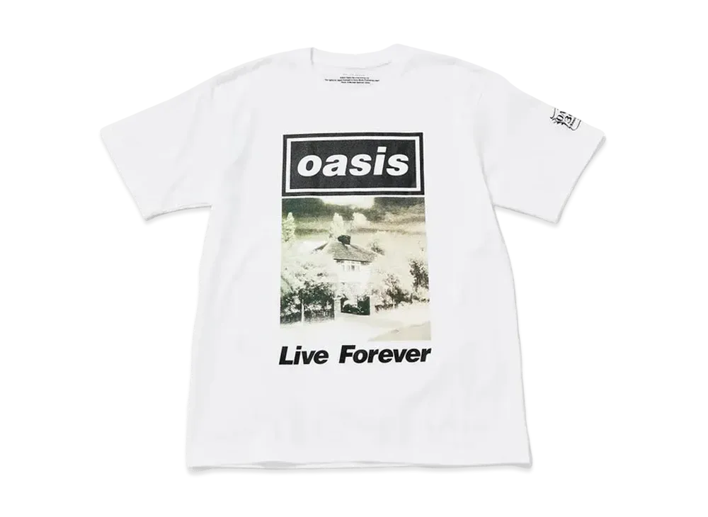 ADAM ET ROPE x Oasis 10Culture 30th Anniversary TSH "White"
