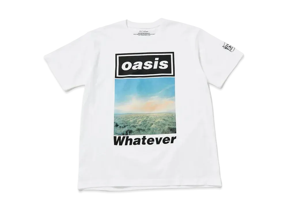 ADAM ET ROPE x Oasis 10Culture 30th Anniversary TSH "White"