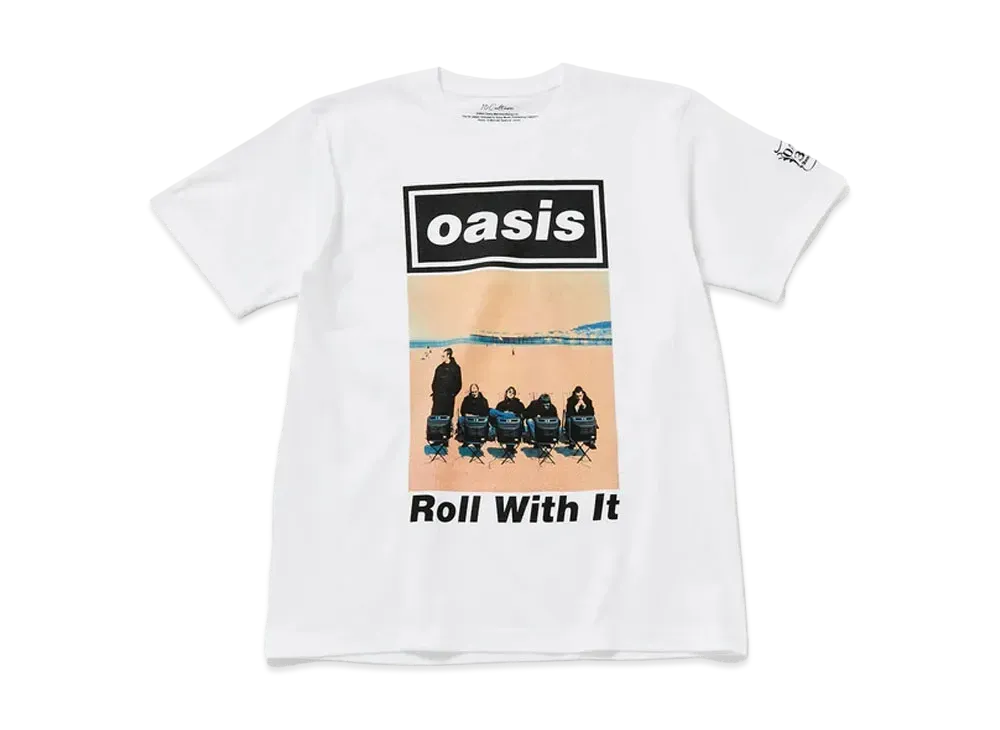 ADAM ET ROPE x Oasis 10Culture 30th Anniversary TSH "White"