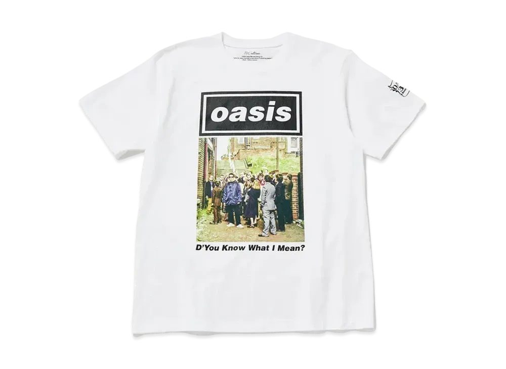 ADAM ET ROPE x Oasis 10Culture 30th Anniversary TSH "White"
