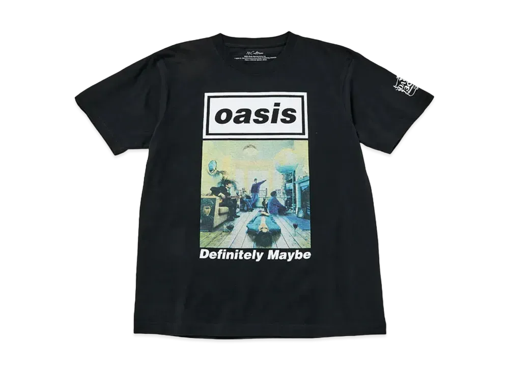 ADAM ET ROPE x Oasis 10Culture 30th Anniversary TSH "Black"