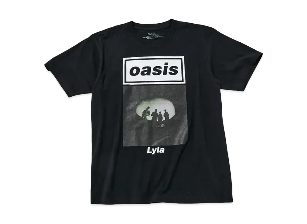 ADAM ET ROPE x Oasis 10Culture 30th Anniversary TSH "Black"