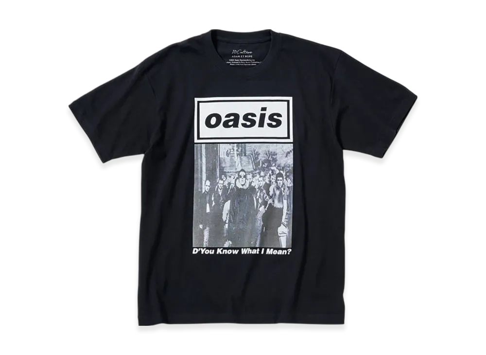 ADAM ET ROPE x Oasis 10Culture Artwork Design TSH "Black"