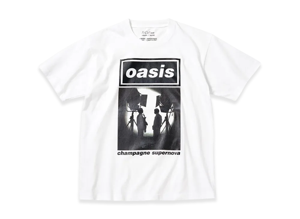 ADAM ET ROPE x Oasis 10Culture Artwork Design TSH "White"