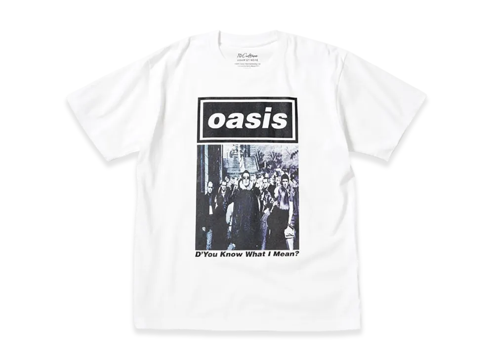 ADAM ET ROPE x Oasis 10Culture Artwork Design TSH "White"