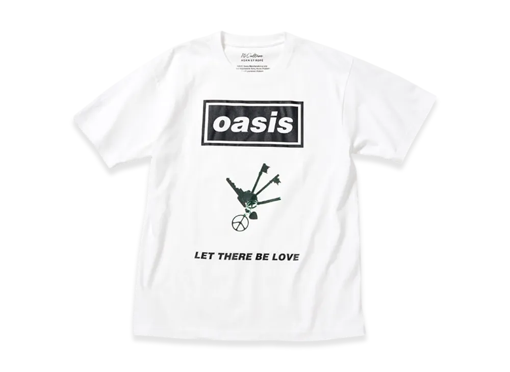 ADAM ET ROPE x Oasis 10Culture Artwork Design TSH "White"
