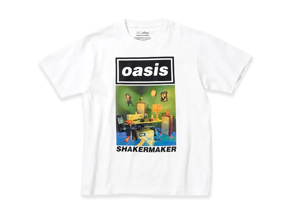 ADAM ET ROPE x Oasis 10Culture Artwork Design TSH "White"