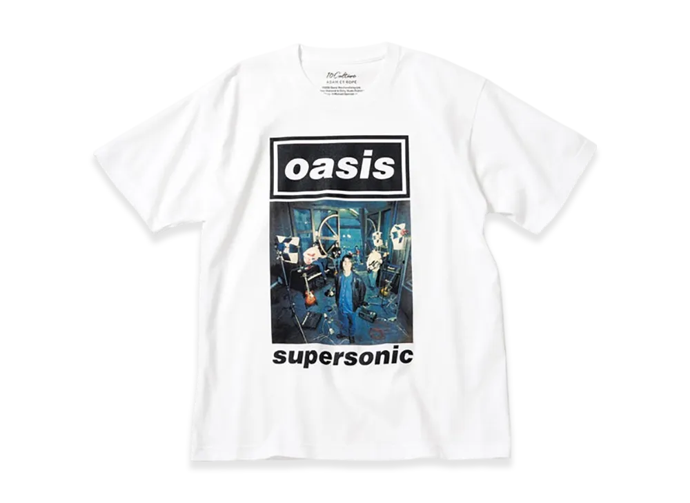 ADAM ET ROPE x Oasis 10Culture Artwork Design TSH "White"