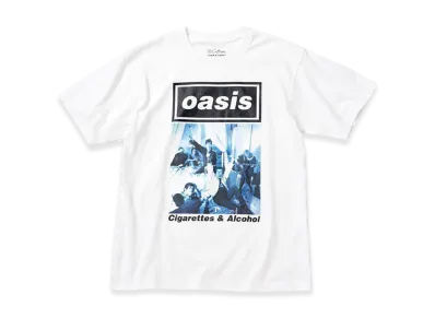 ADAM ET ROPE x Oasis 10Culture Artwork Design TSH "White"